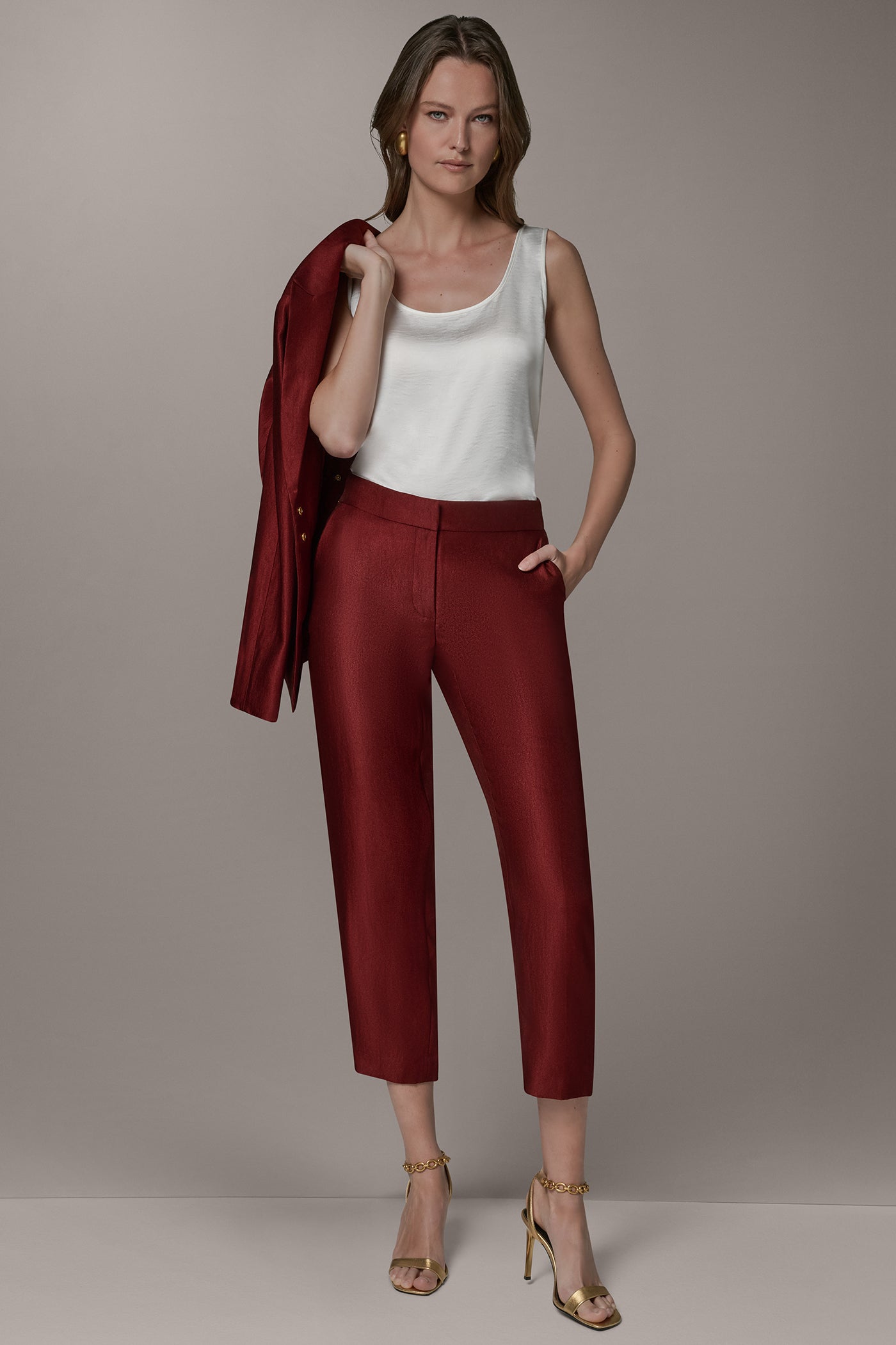 Donna Karan | SLIM-LEG ANKLE PANT
