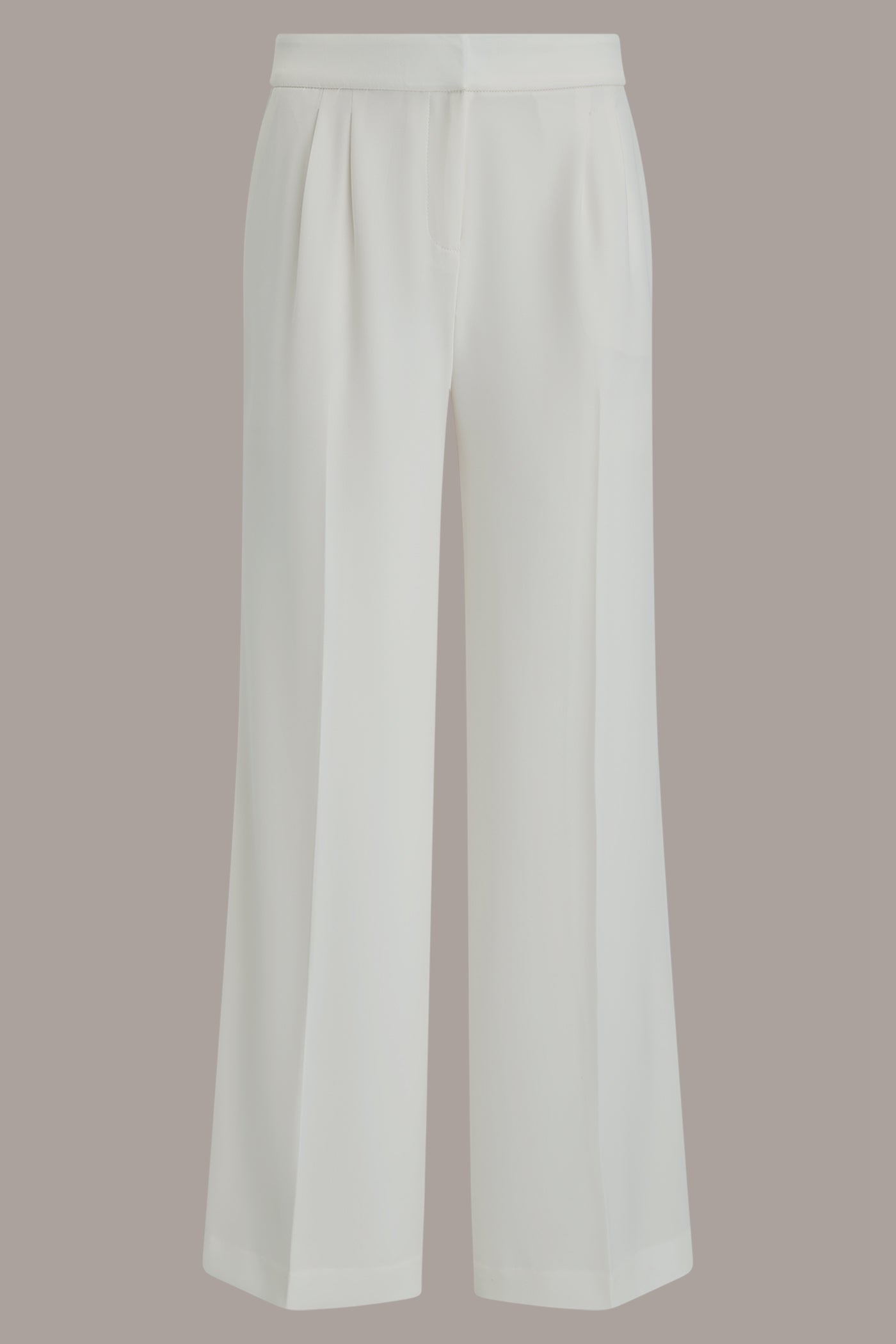 Donna Karan | MID-RISE PLEATED WIDE-LEG PANT