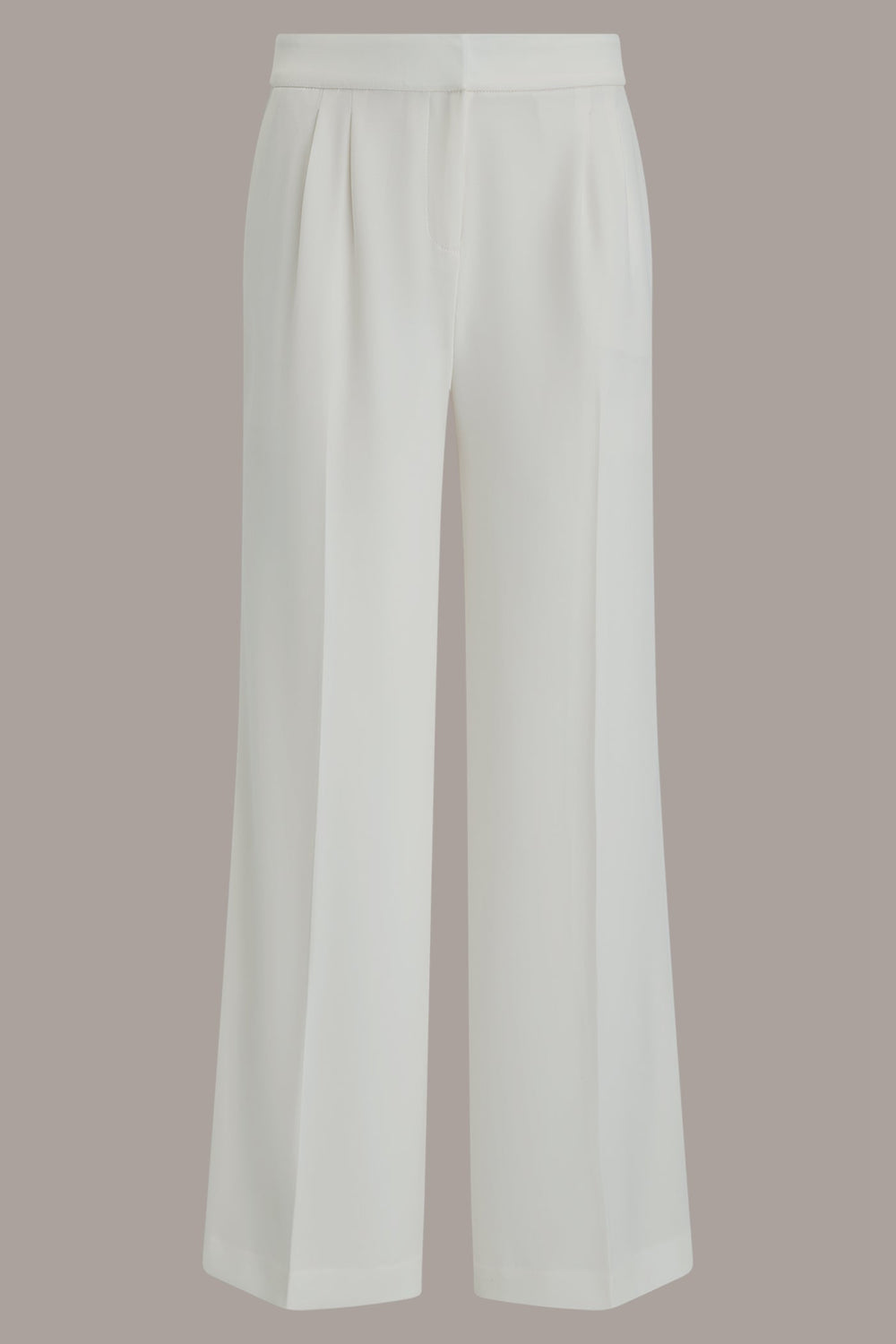 Donna Karan | MID-RISE PLEATED WIDE-LEG PANT