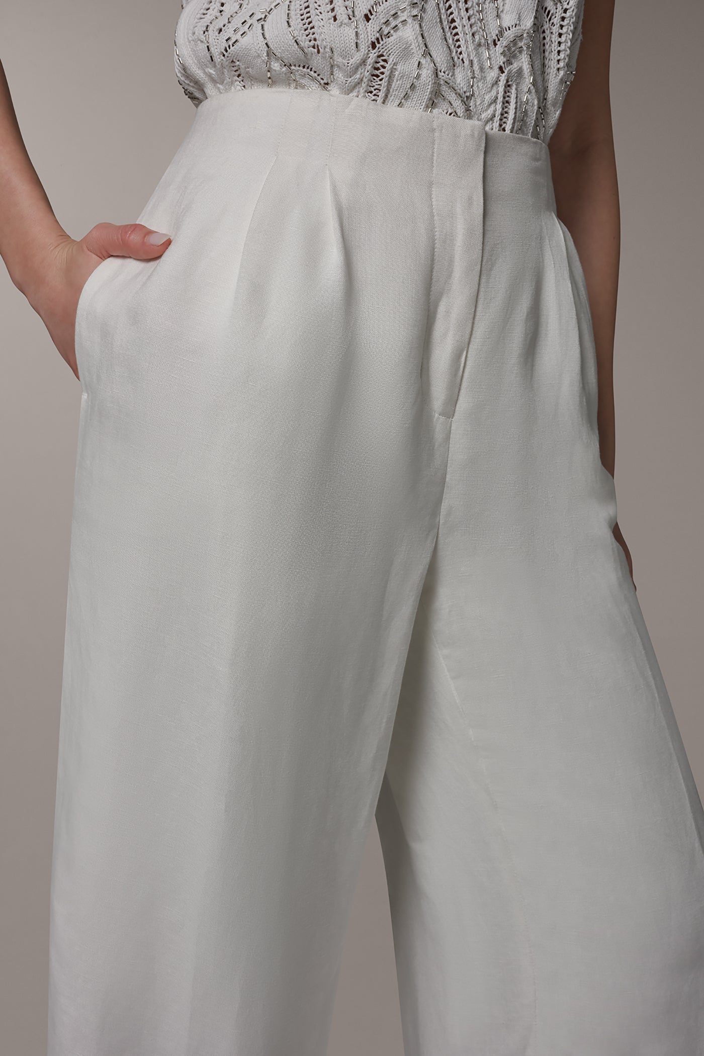 Donna Karan | HIGH-RISE WIDE-LEG PANT
