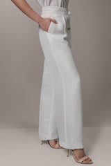 Donna Karan | EXTRA HIGH-RISE WIDE-LEG PULL-ON PANT