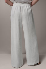 Donna Karan | EXTRA HIGH-RISE WIDE-LEG PULL-ON PANT