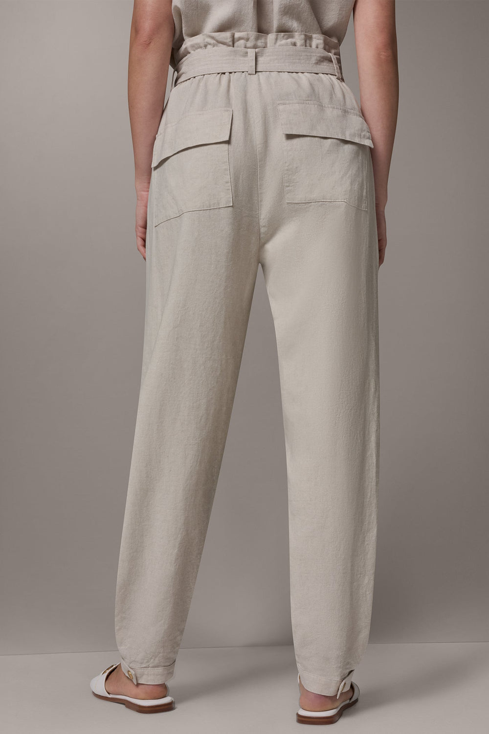 Donna Karan | RELAXED PAPERBAG ANKLE PANT