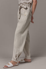 Donna Karan | RELAXED PAPERBAG ANKLE PANT