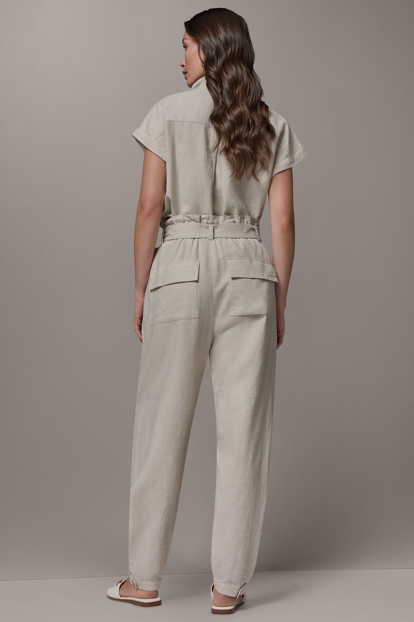 Donna Karan | RELAXED PAPERBAG ANKLE PANT