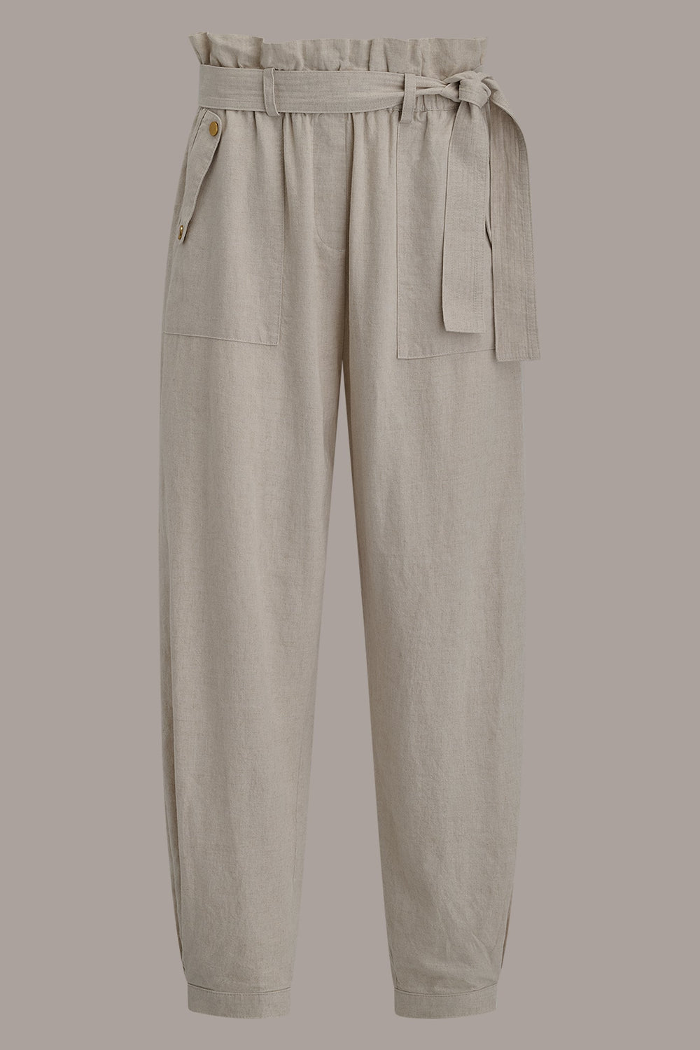 Donna Karan | RELAXED PAPERBAG ANKLE PANT