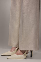 Donna Karan | EXTRA HIGH-RISE METALLIC WIDE-LEG PANT