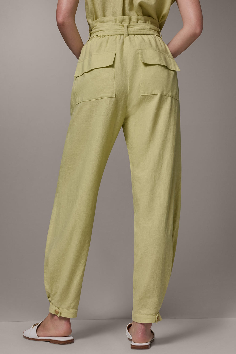 Donna Karan | RELAXED PAPERBAG ANKLE PANT