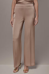 Donna Karan | SATIN EXTRA HIGH-RISE WIDE-LEG SUIT PANT