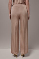 Donna Karan | SATIN EXTRA HIGH-RISE WIDE-LEG SUIT PANT