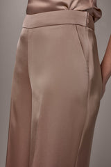 Donna Karan | SATIN EXTRA HIGH-RISE WIDE-LEG SUIT PANT
