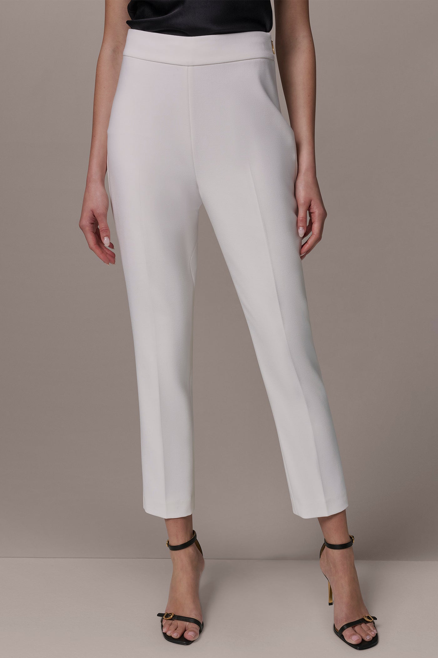 Donna Karan | EXTRA HIGH-RISE STRAIGHT ANKLE PANT
