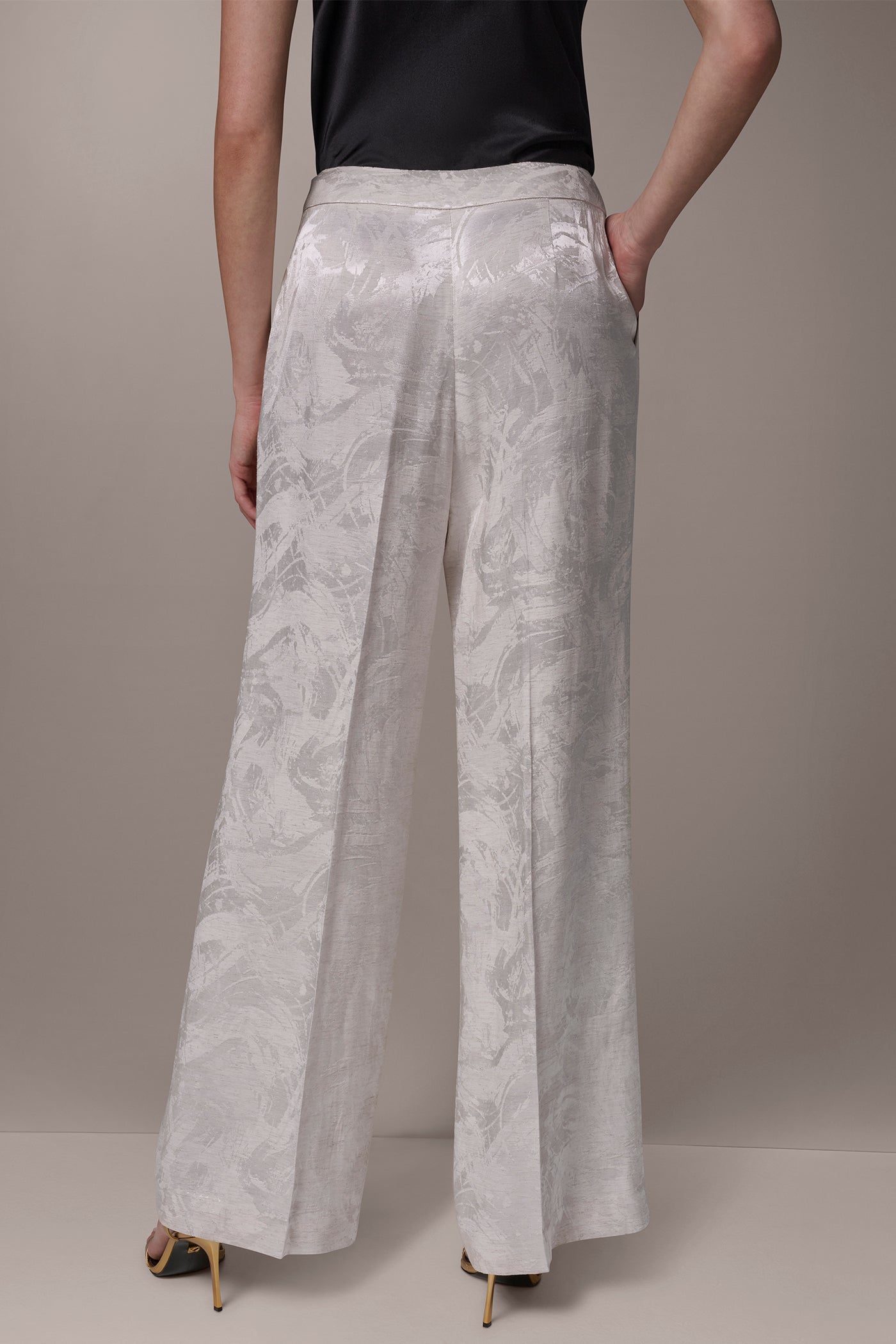 Donna Karan | EXTRA HIGH-RISE WIDE-LEG SUIT PANT