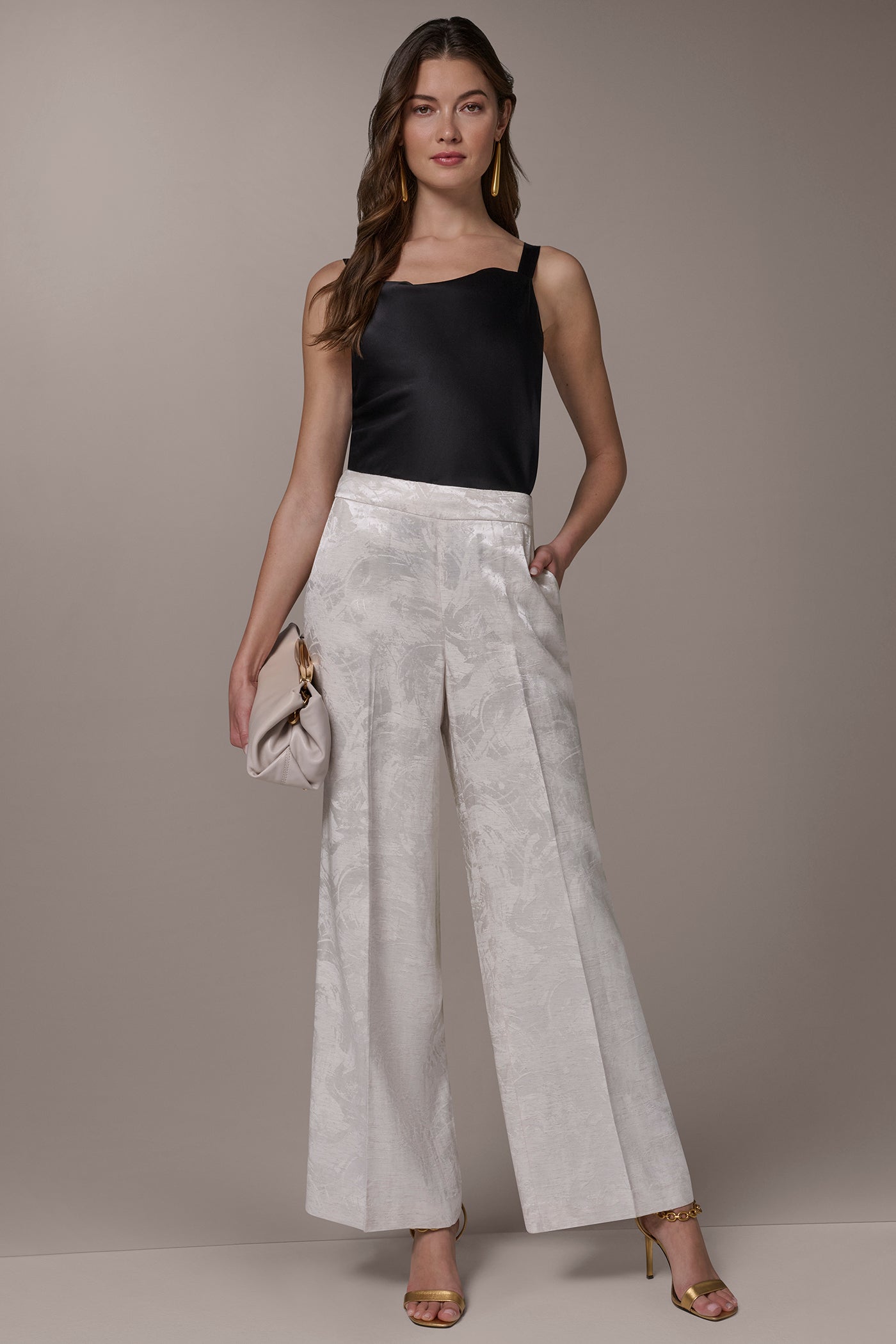 Donna Karan | EXTRA HIGH-RISE WIDE-LEG SUIT PANT