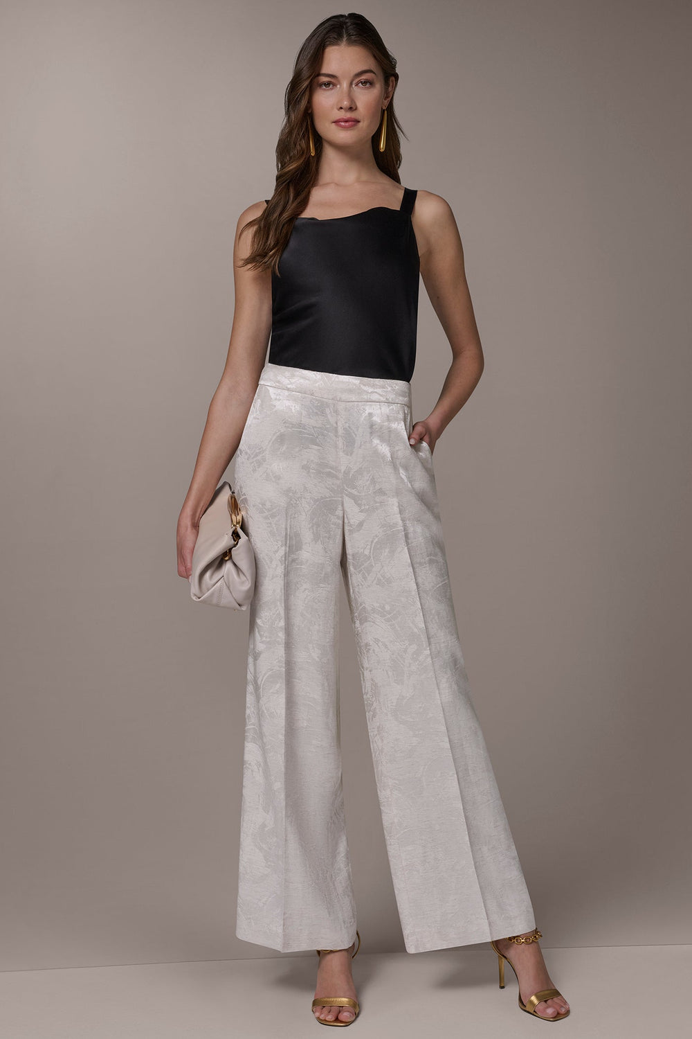 Donna Karan | EXTRA HIGH-RISE WIDE-LEG SUIT PANT