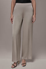 Donna Karan | SATIN EXTRA HIGH-RISE WIDE-LEG SUIT PANT