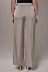 Donna Karan | SATIN EXTRA HIGH-RISE WIDE-LEG SUIT PANT