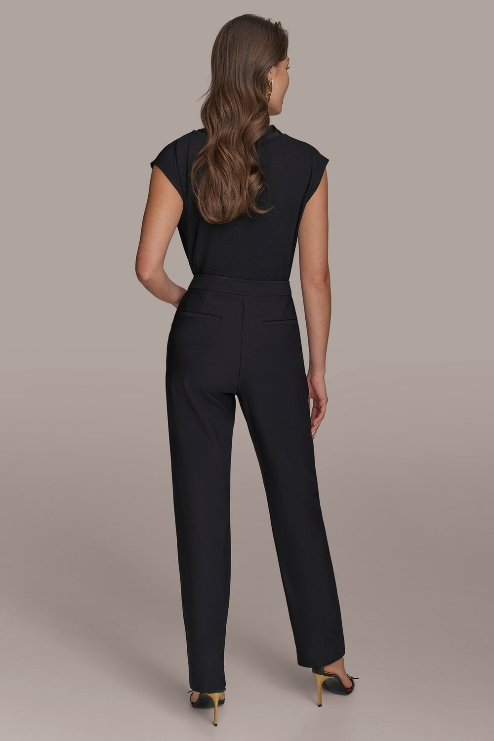 Donna Karan | FLAT FRONT STRAIGHT PANT