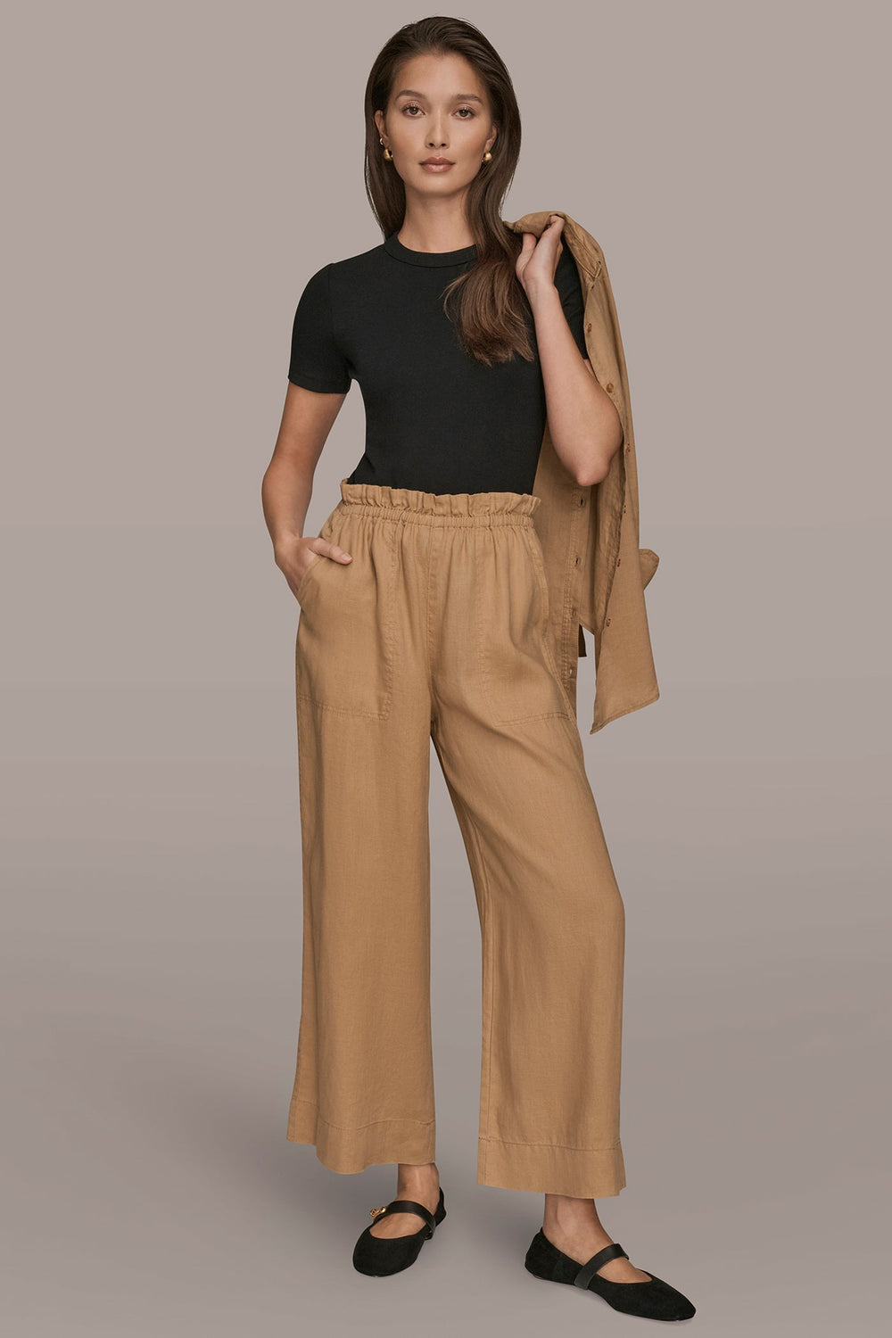Donna Karan | HIGH-RISE PAPERBAG PANT