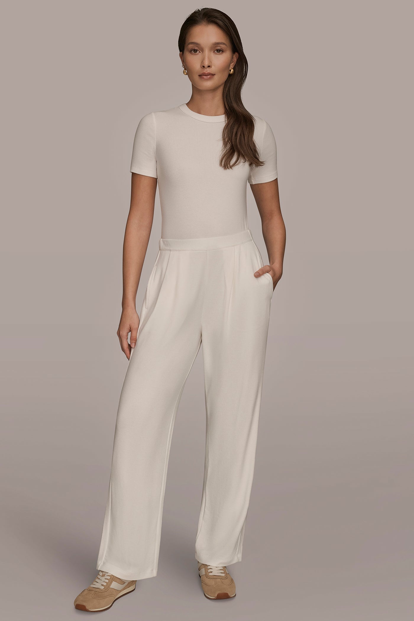 Donna Karan | HIGH-RISE PLEATED PANT