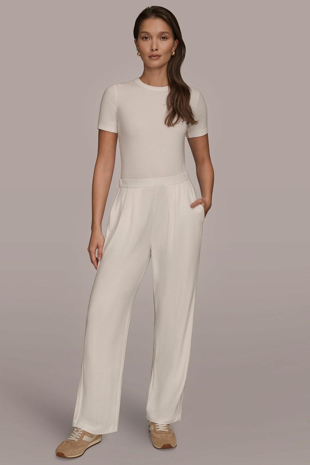 Donna Karan | HIGH-RISE PLEATED PANT