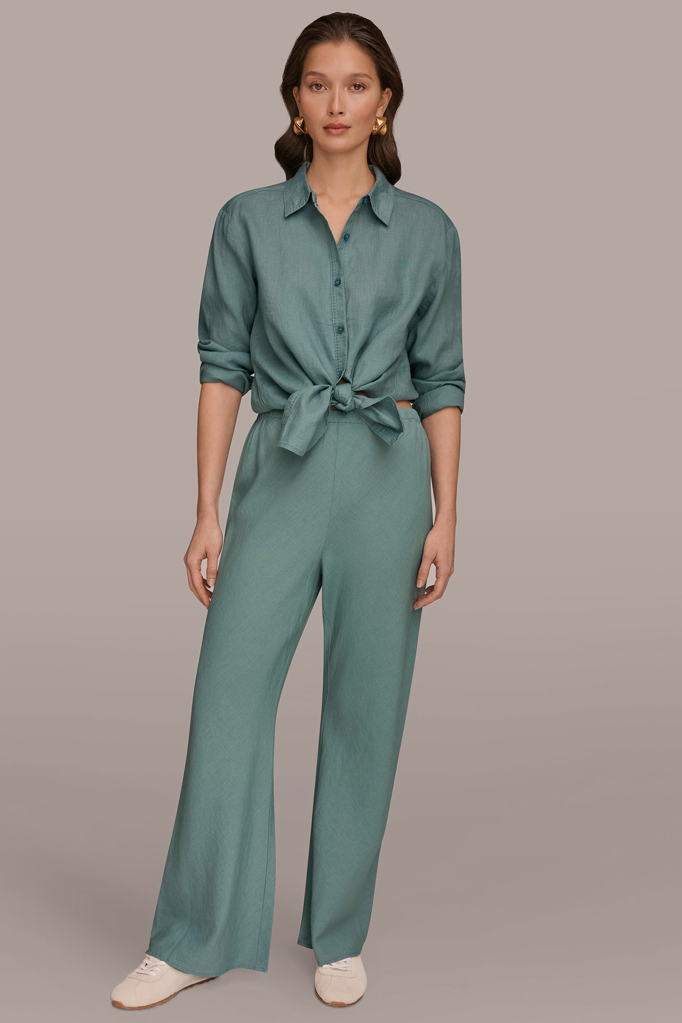 Donna Karan | MID-RISE RELAXED ANKLE PANT