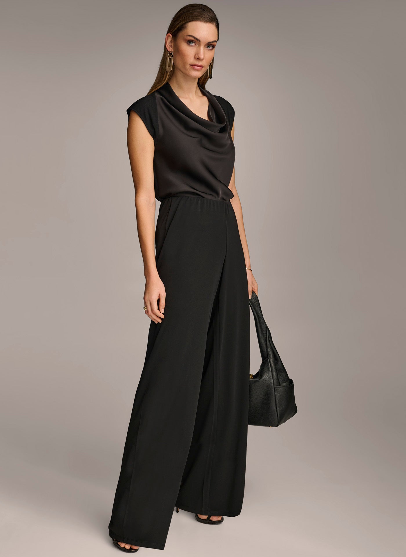 Donna Karan | WIDE LEG FLAT FRONT PANT