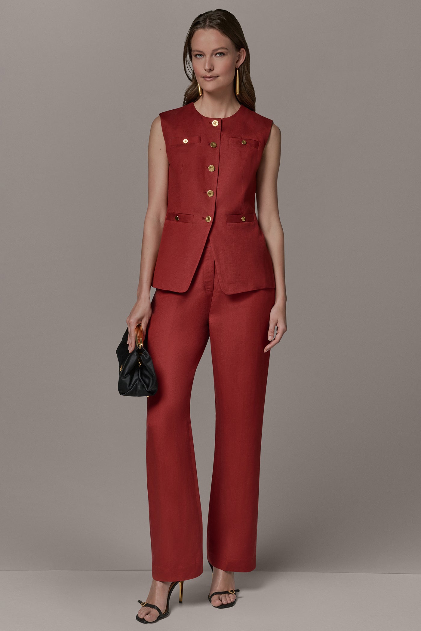 Donna Karan | COLLARLESS VEST