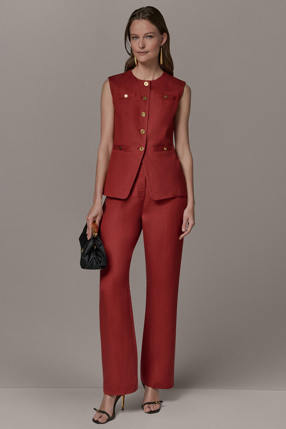 Donna Karan | COLLARLESS VEST
