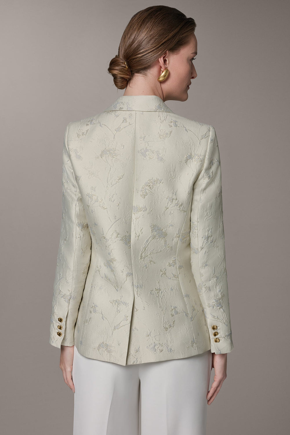 Donna Karan | FLORAL SUIT BLAZER