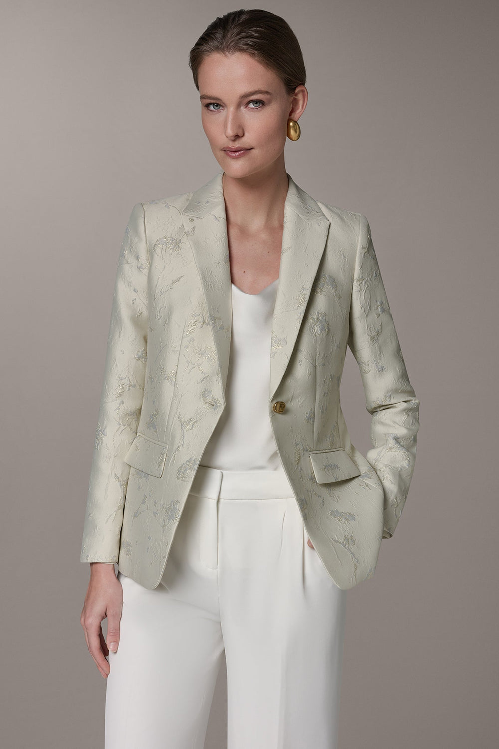 Donna Karan | FLORAL SUIT BLAZER