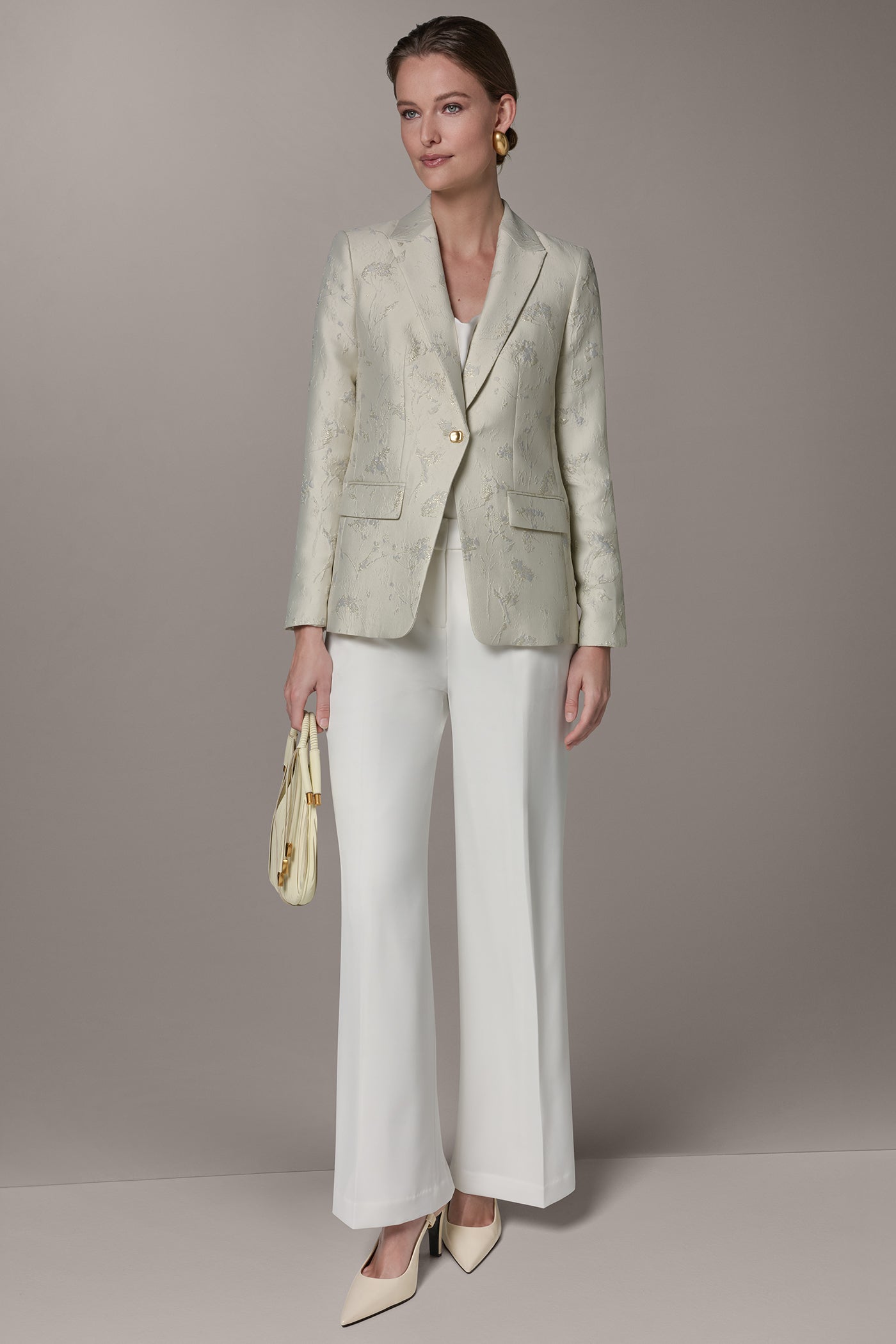 Donna Karan | FLORAL SUIT BLAZER