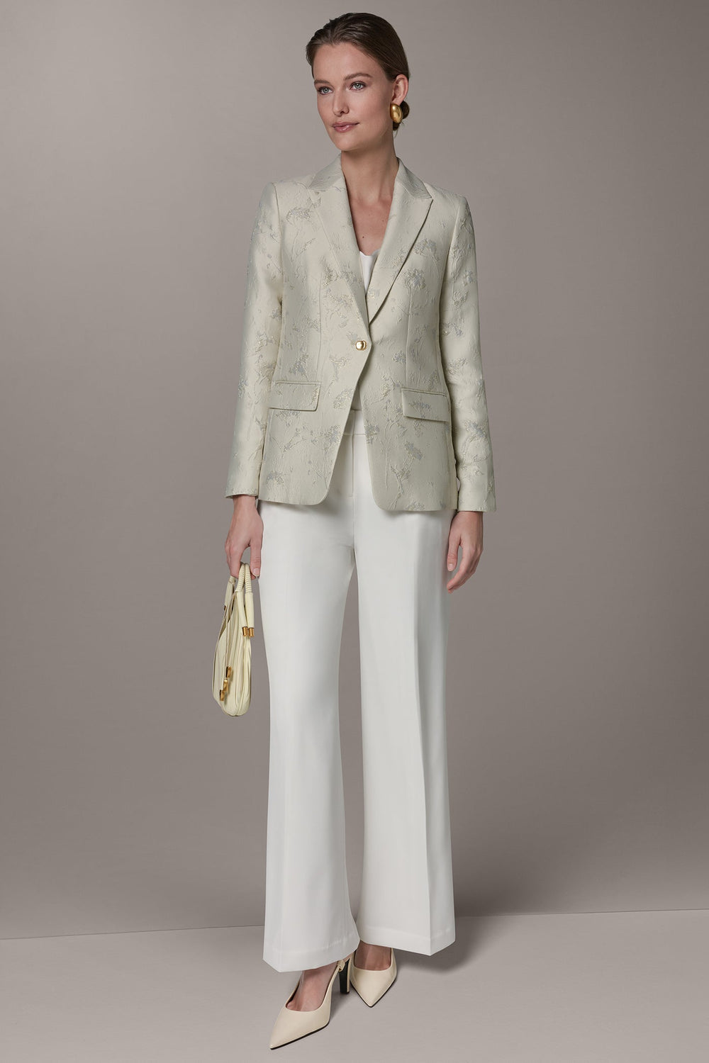 Donna Karan | FLORAL SUIT BLAZER