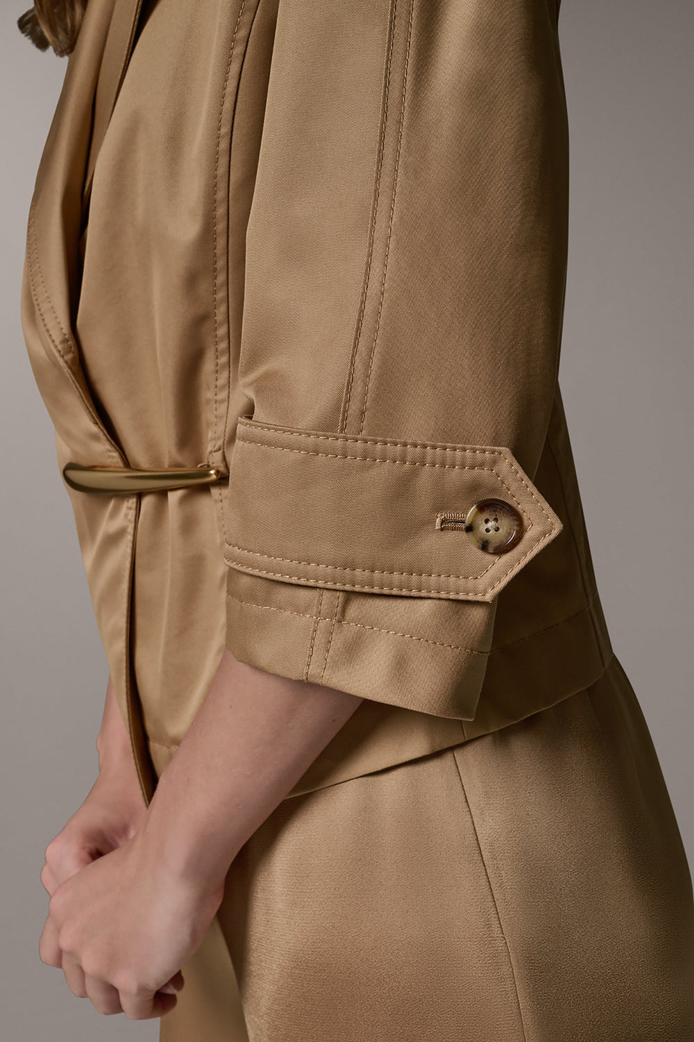 Donna Karan | 3/4 SLEEVE WRAP JACKET