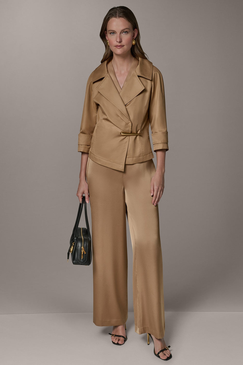 Donna Karan | 3/4 SLEEVE WRAP JACKET