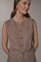 Donna Karan | SLEEVELESS SUIT VEST