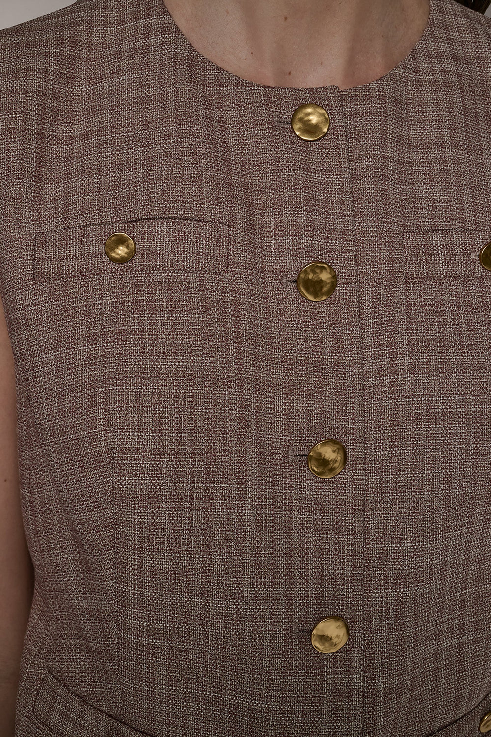 Donna Karan | SLEEVELESS SUIT VEST