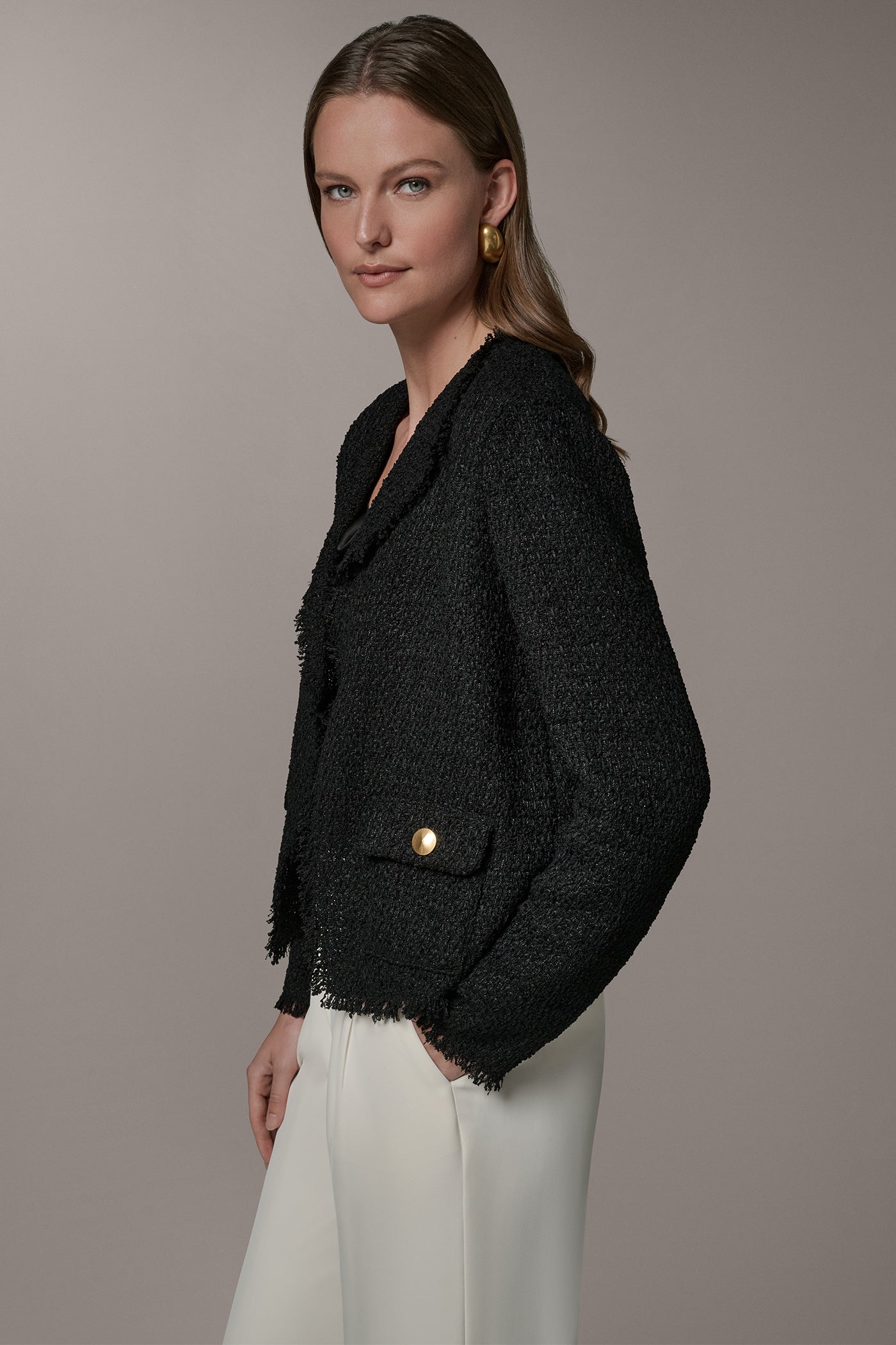Donna Karan | LONG SLEEVE SUIT JACKET