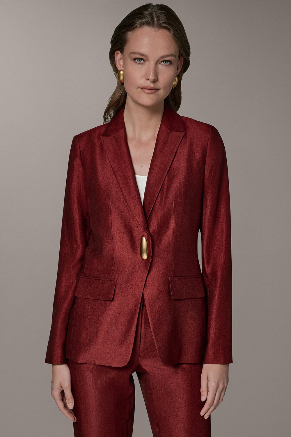 Donna Karan | ONE-BUTTON JACKET