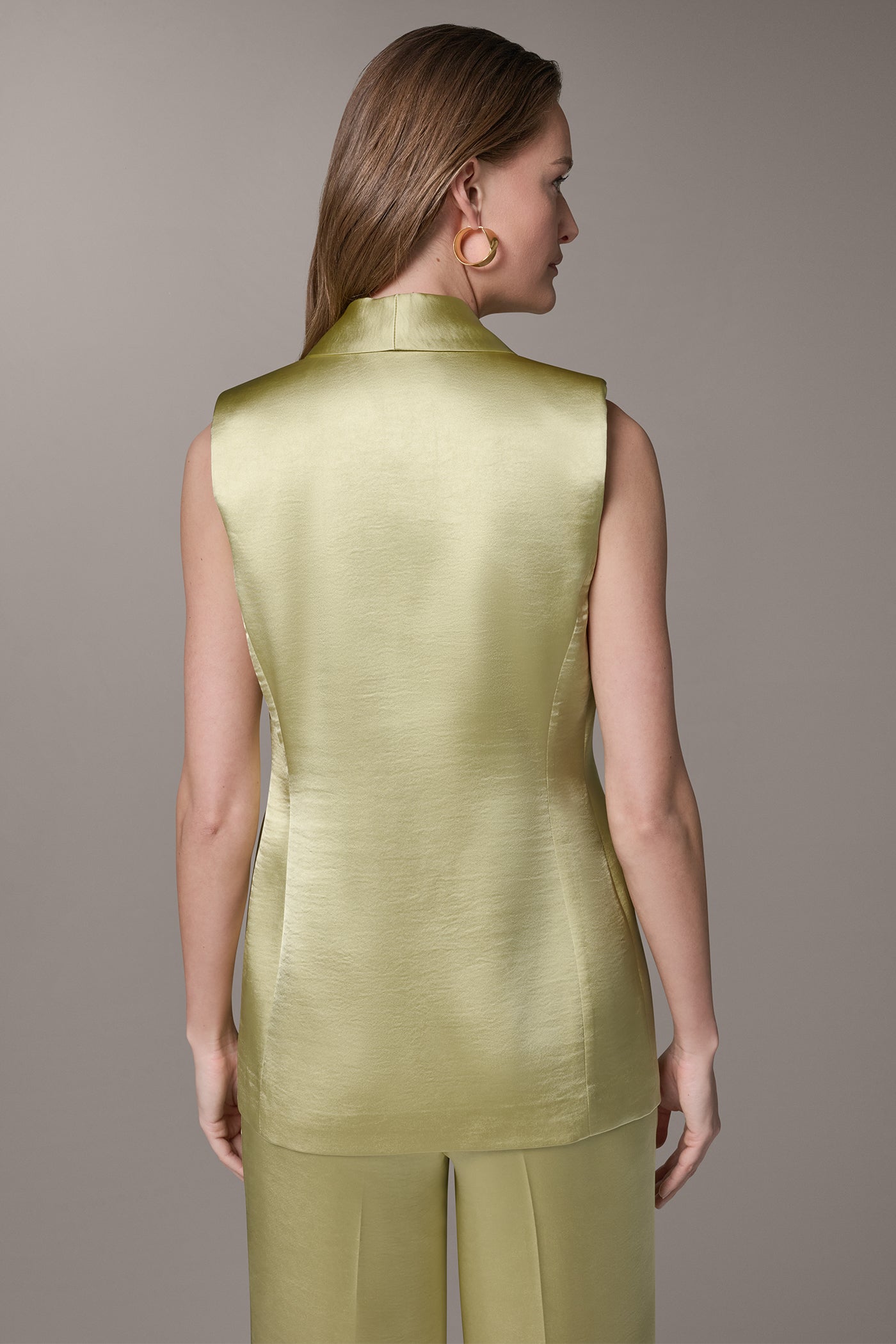 Donna Karan | ONE BUTTON SUIT VEST