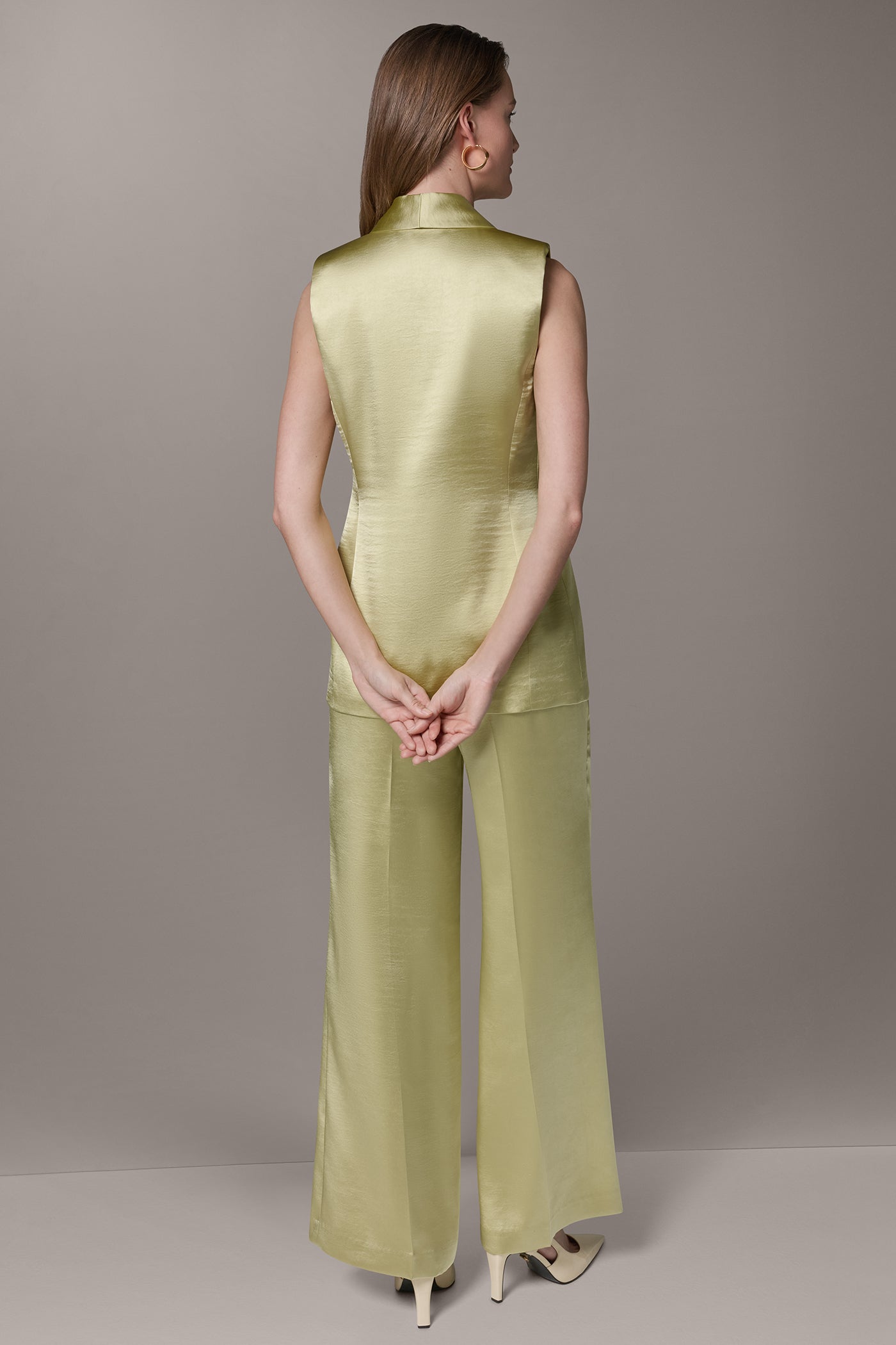 Donna Karan | ONE BUTTON SUIT VEST