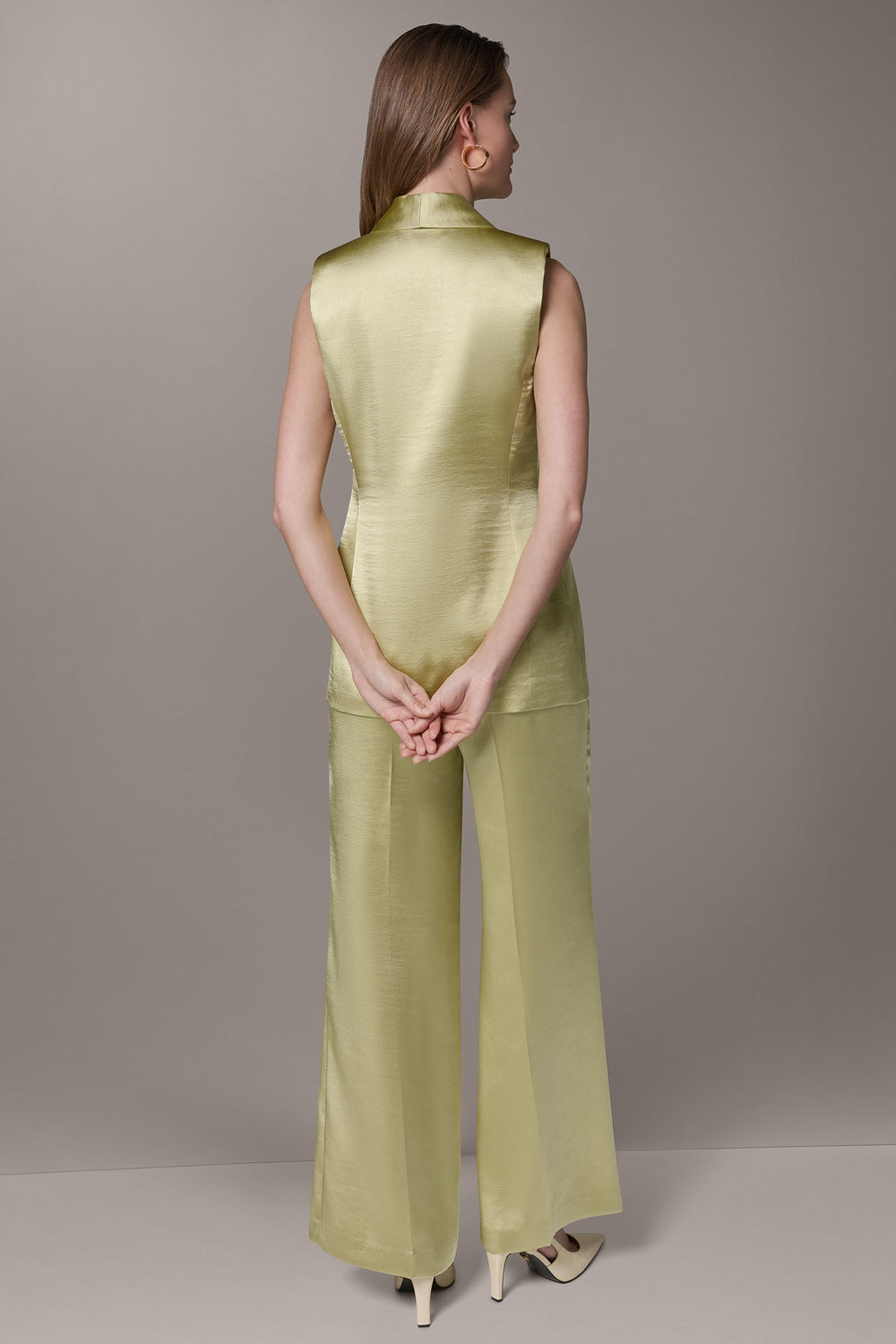 Donna Karan | ONE BUTTON SUIT VEST