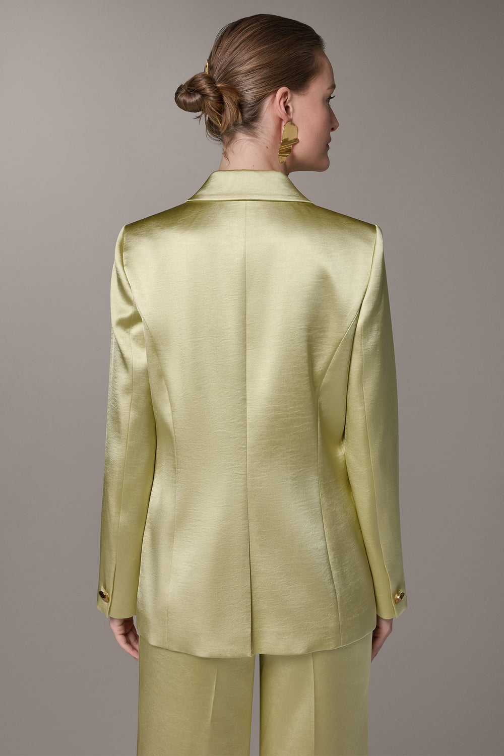 Donna Karan | ONE BUTTON SUIT BLAZER