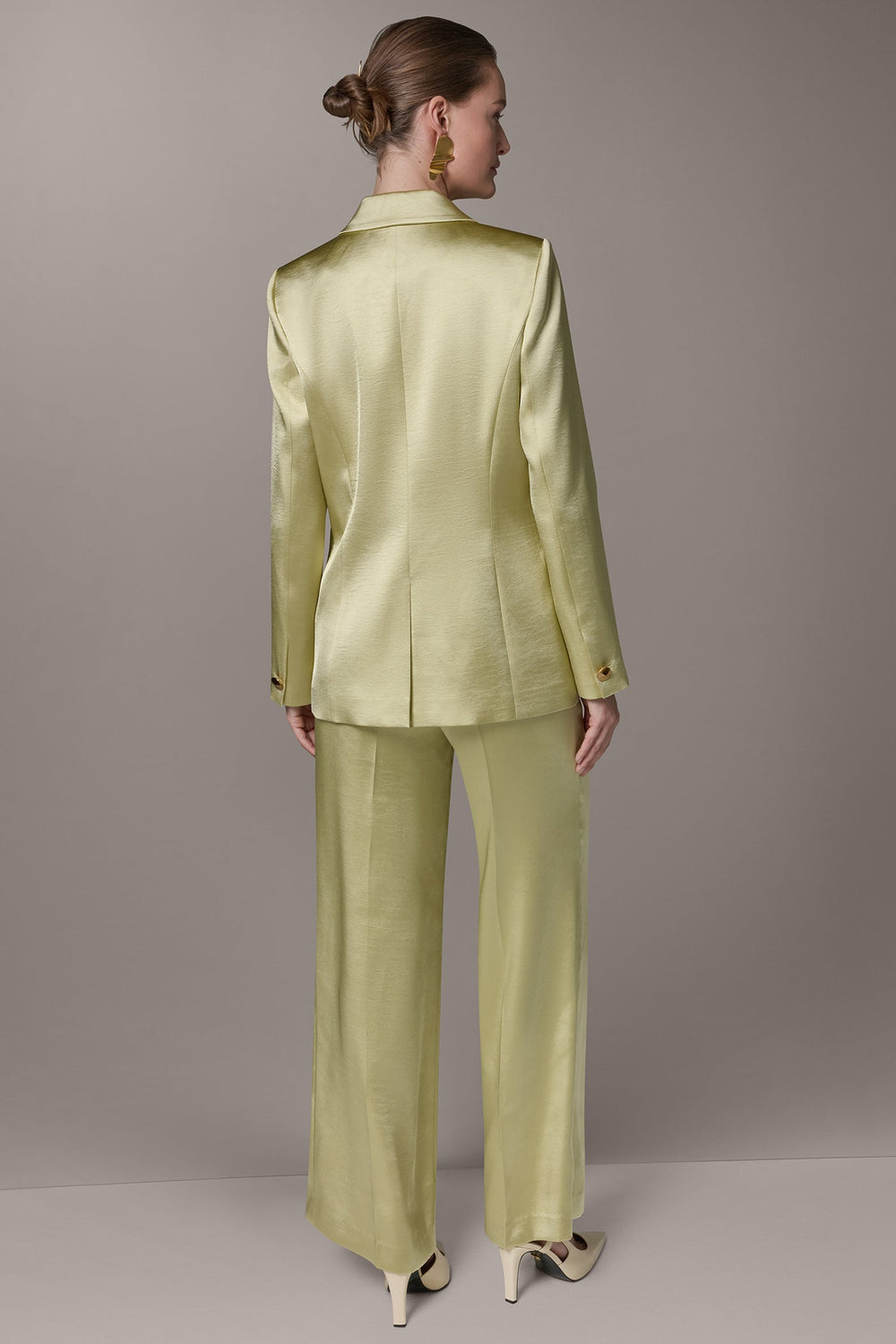 Donna Karan | ONE BUTTON SUIT BLAZER