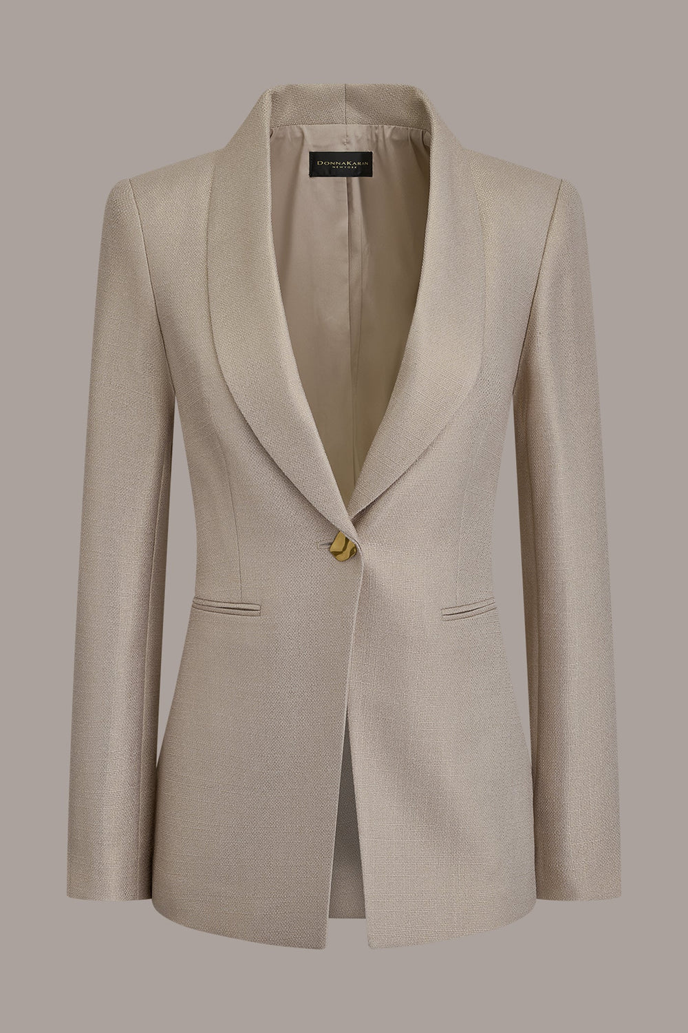 Donna Karan | METALLIC SUIT BLAZER