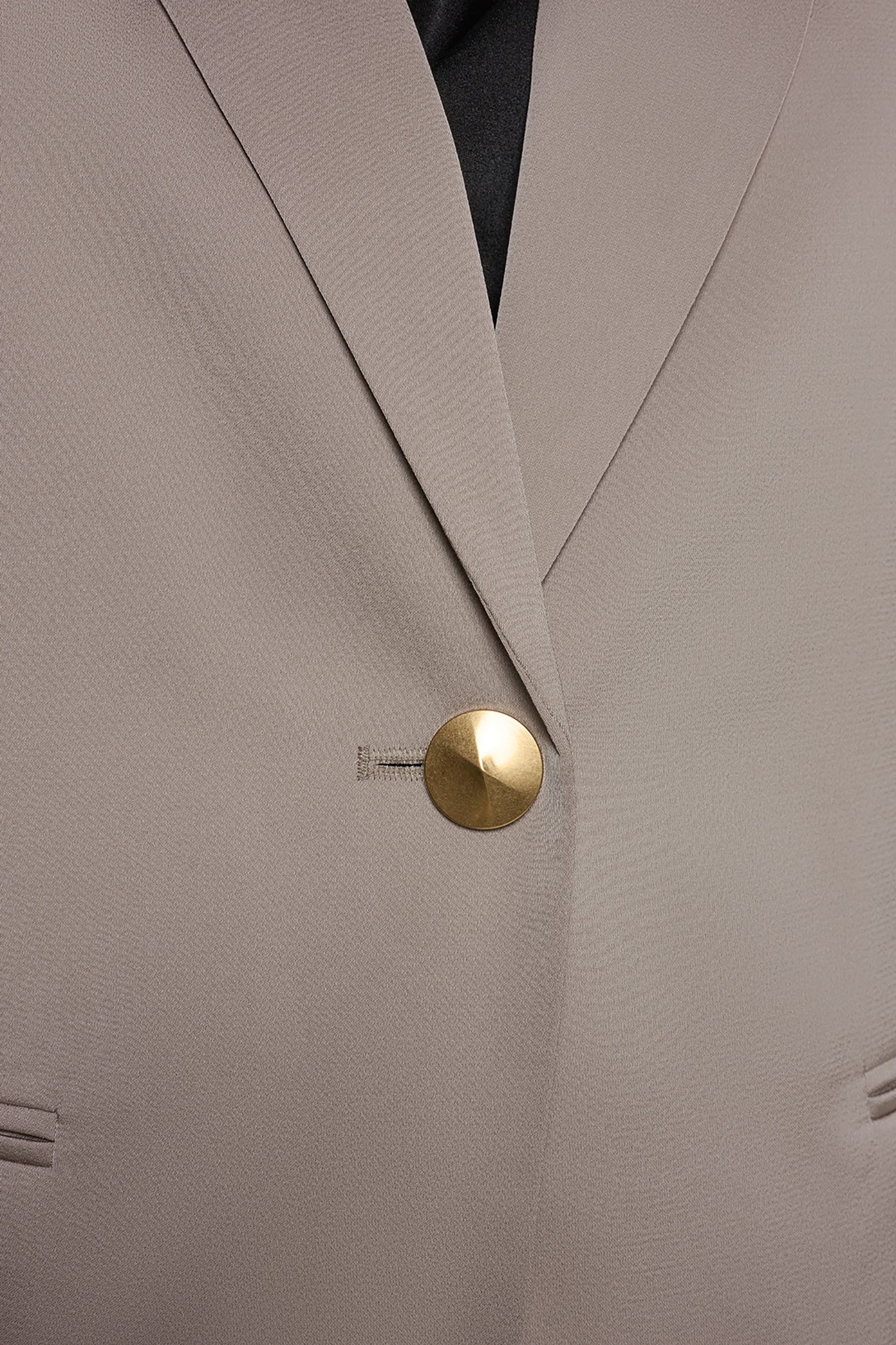 Donna Karan | SATIN ONE-BUTTON SUIT BLAZER
