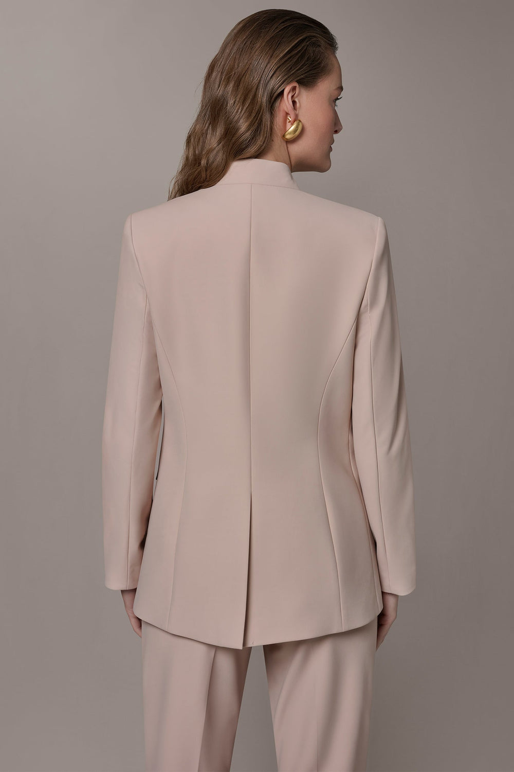 Donna Karan | BUTTON SLEEVE SUIT BLAZER