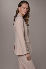 Donna Karan | BUTTON SLEEVE SUIT BLAZER