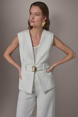 Donna Karan | EXTENDED SHOULDER VEST