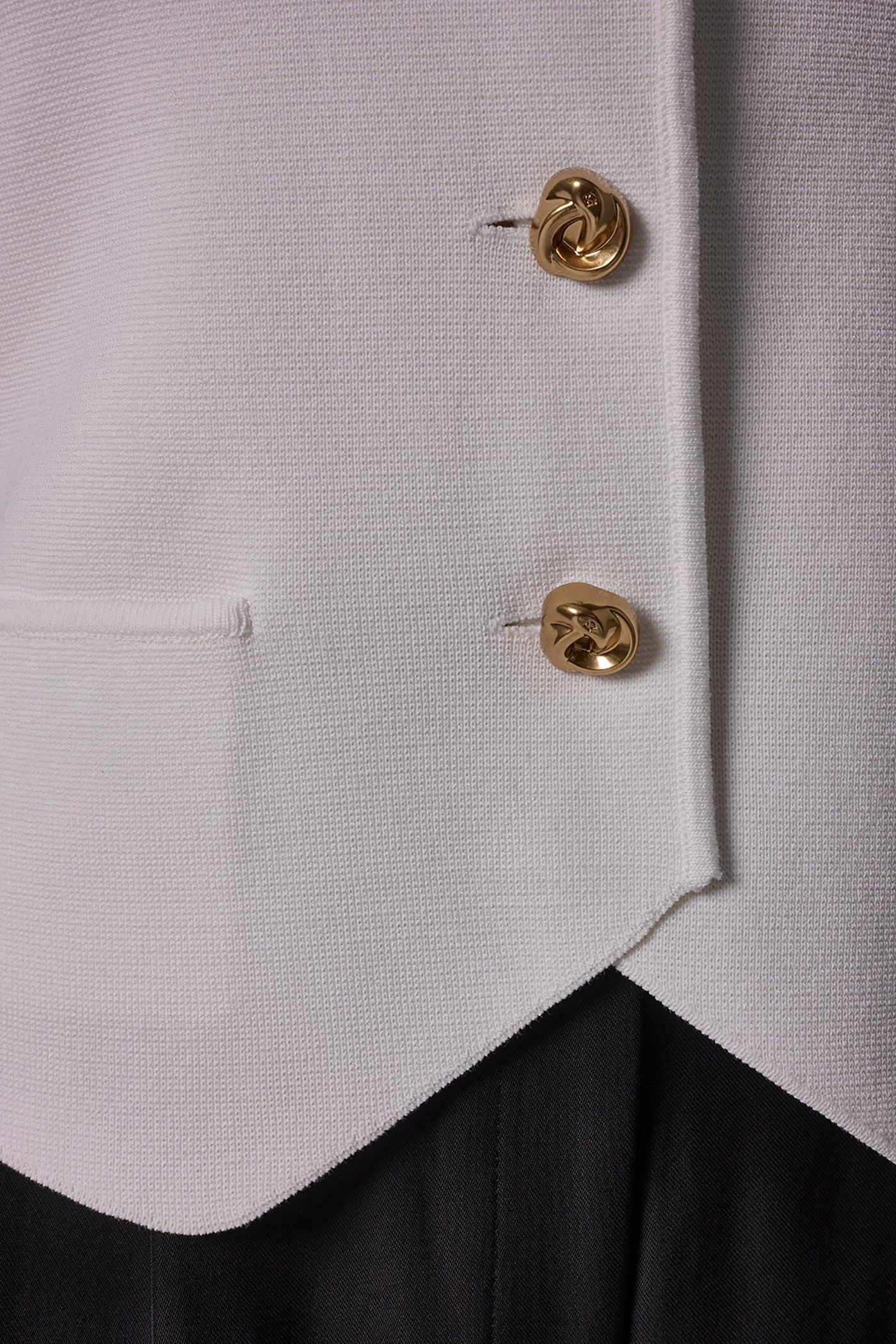 Donna Karan | CROPPED SWEATER SUIT VEST